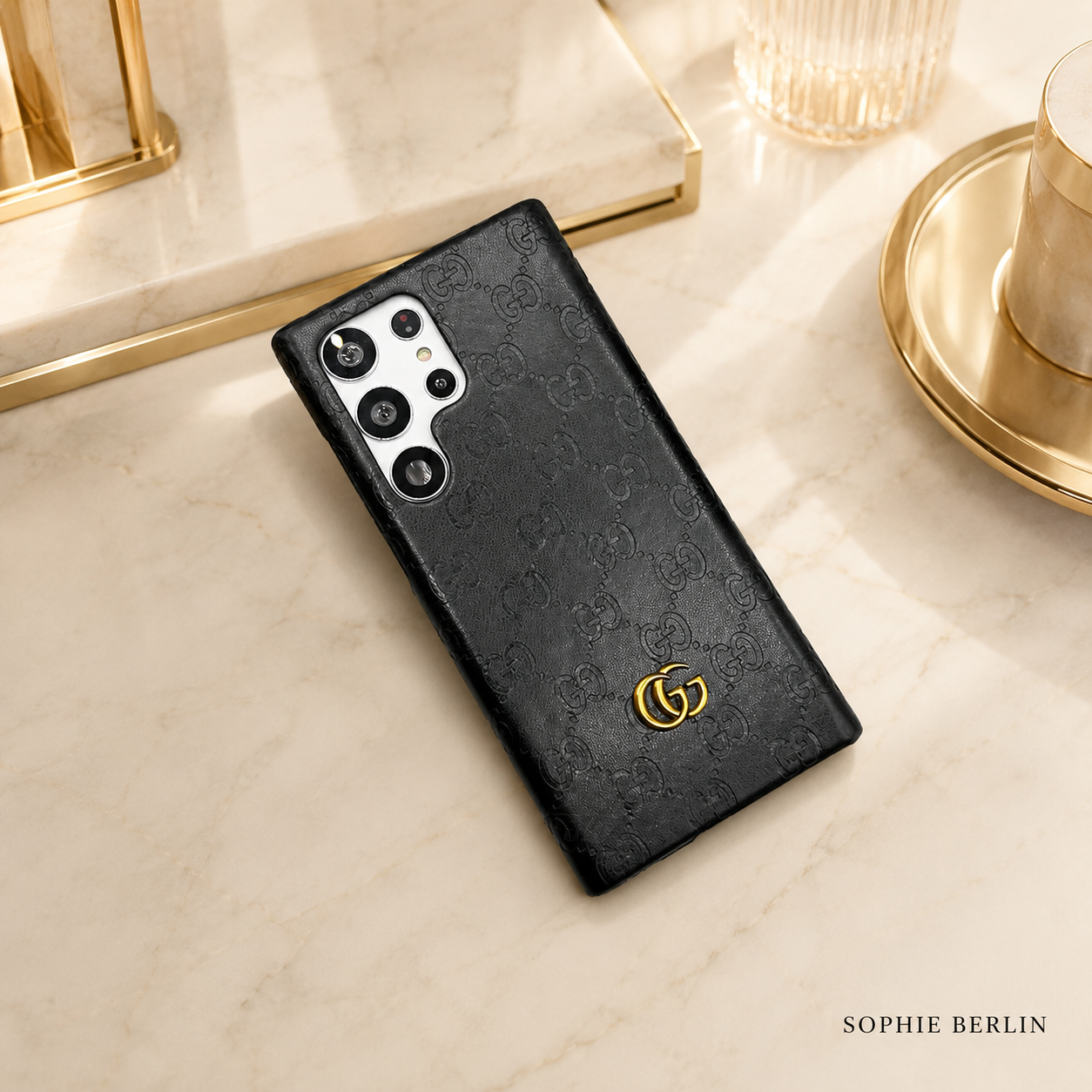 Luxus Fashion-Lederhülle für Samsung Galaxy – Sophie Berlin