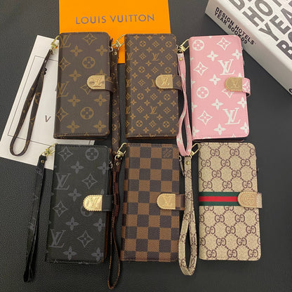 Luxus Monogramm-Geldbörsenhülle für Samsung