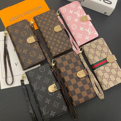 Luxus Monogramm-Geldbörsenhülle für Samsung