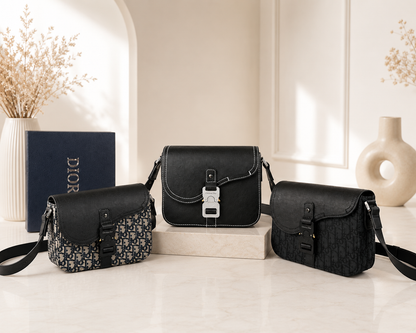 Klassieke leren crossbodytas