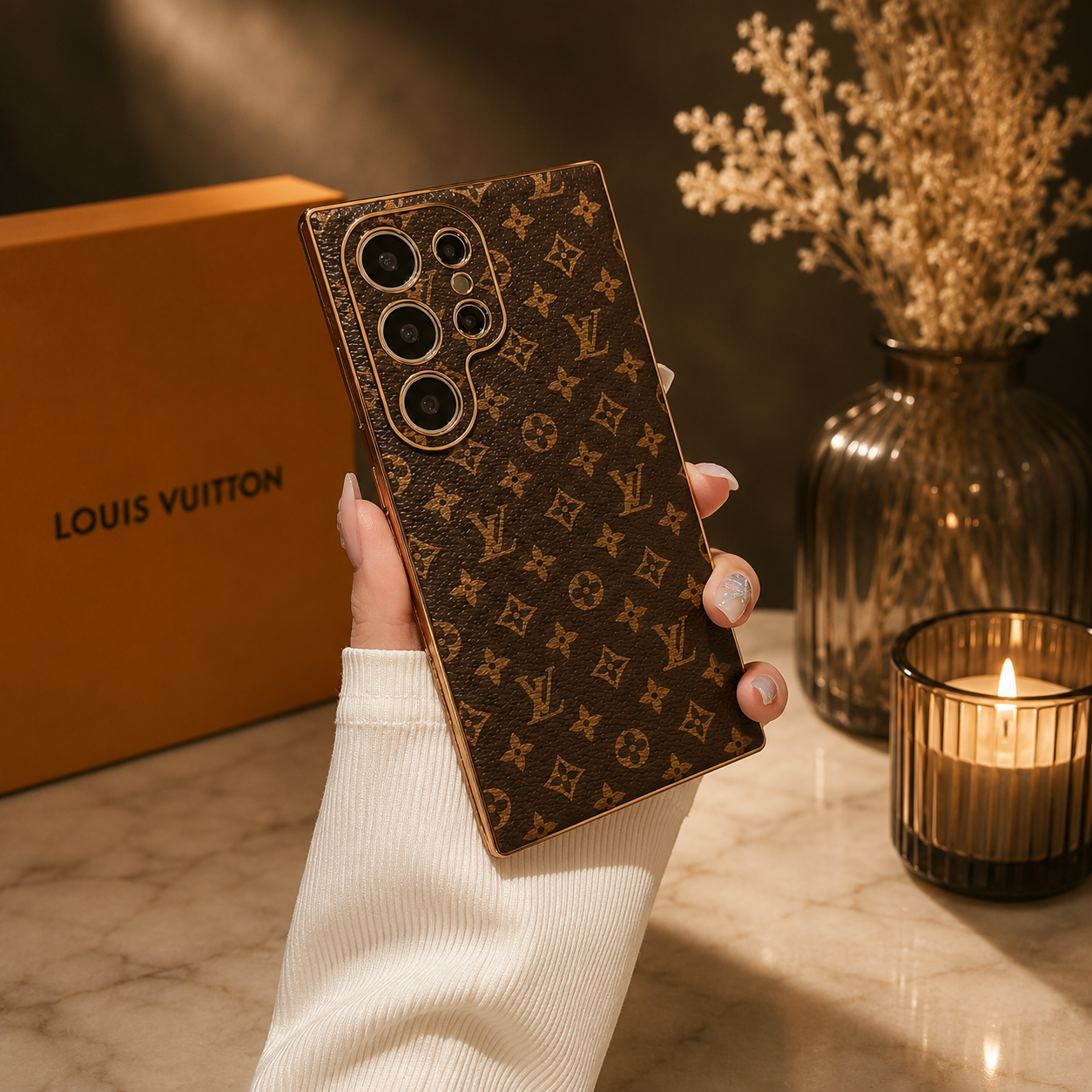 Luxus Monogramm Handyhülle für Samsung