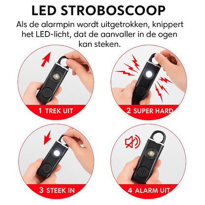 Veiligheidsalarm Sleutelhanger