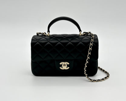 Luxuriöse Mini-Handtasche mit Tragegriff