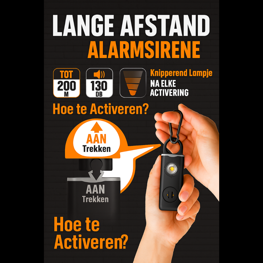 Veiligheidsalarm Sleutelhanger