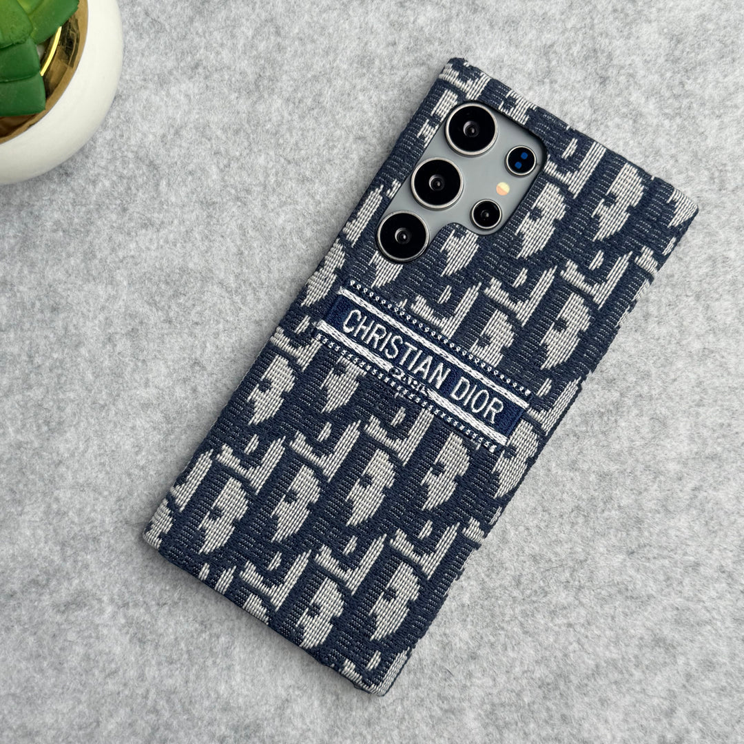 Luxuriöse C-Dior-Markendesign-Hülle für Samsung Galaxy