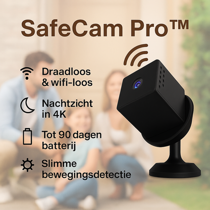 HollandCam™ | Altijd veilig – zonder wifi of stroom, direct live beeld!