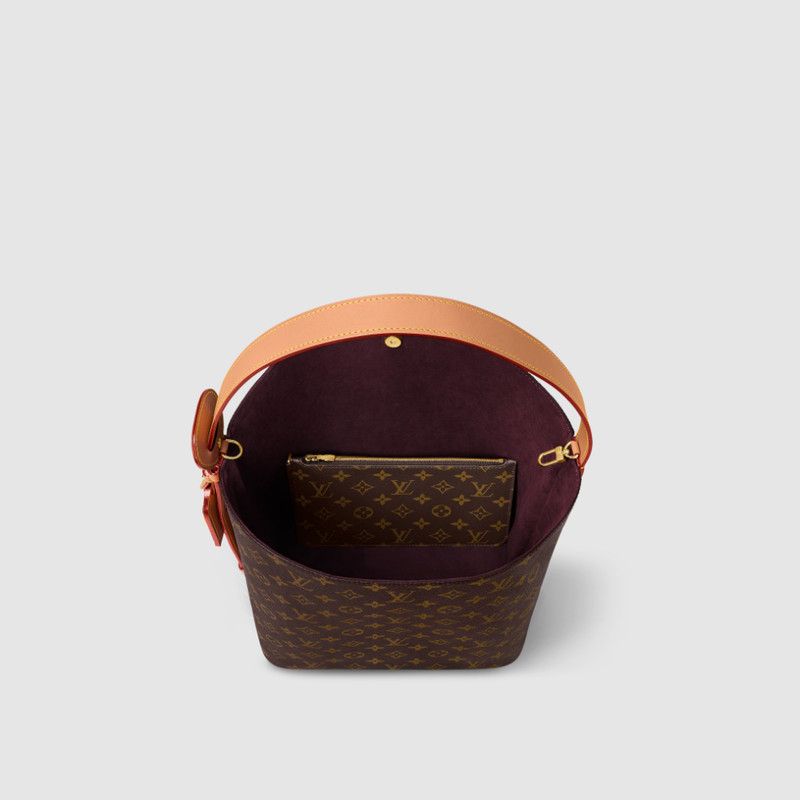 Luxuriöse Monogramm Schultertasche