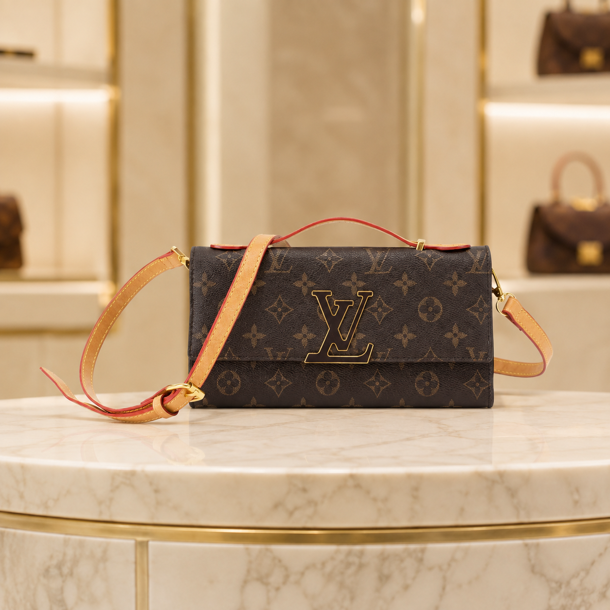 Luxe Textur-Handtasche