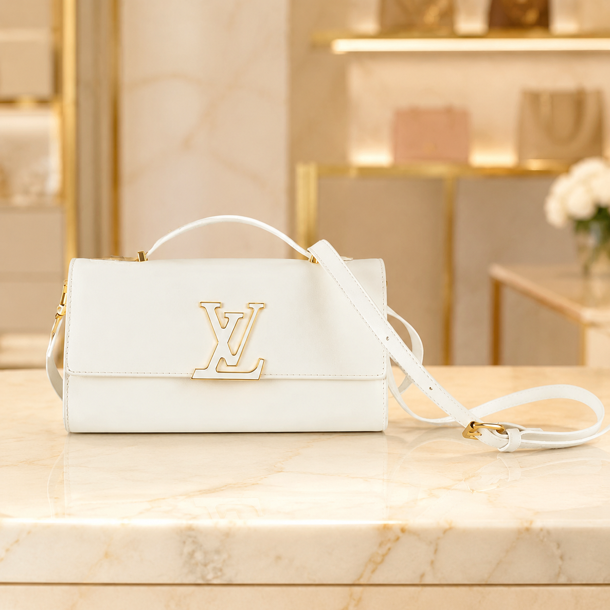 Luxe Textur-Handtasche