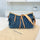Luxuriöse Denim-Handtasche