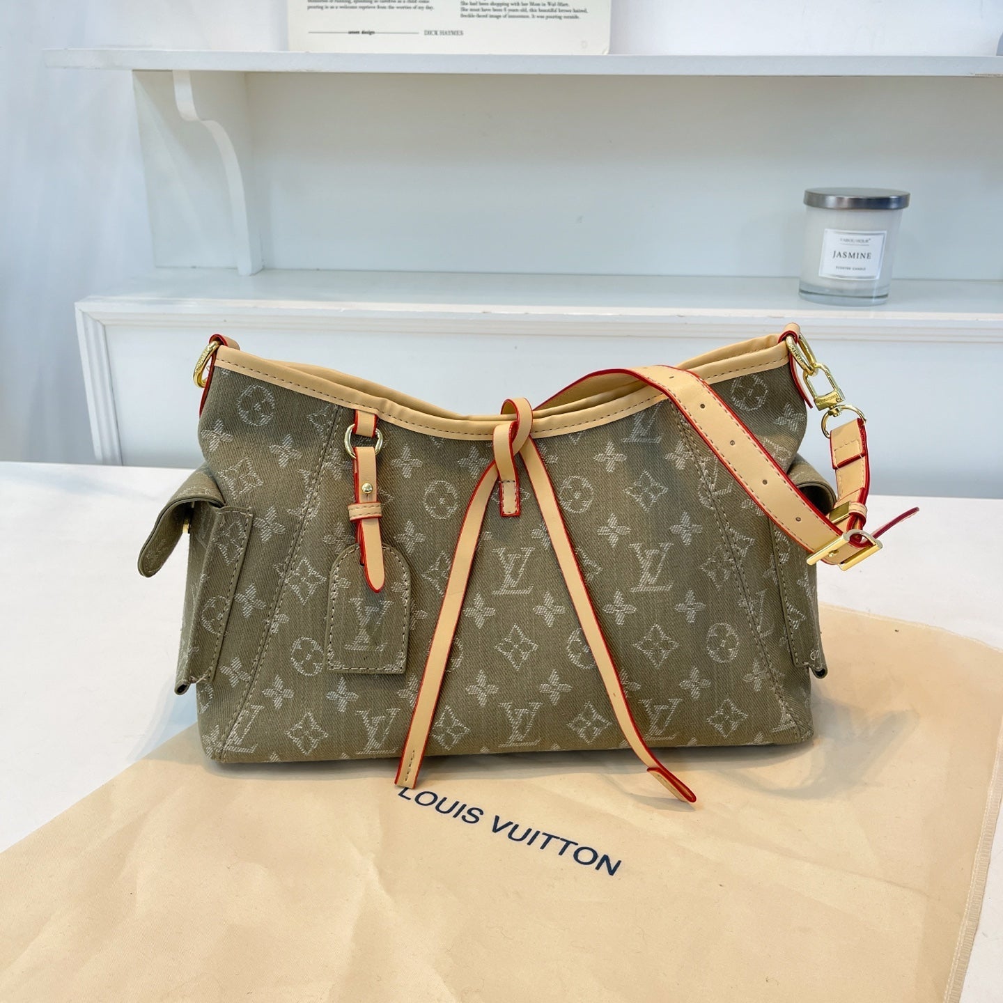 Luxuriöse Denim-Handtasche – Foto 3
