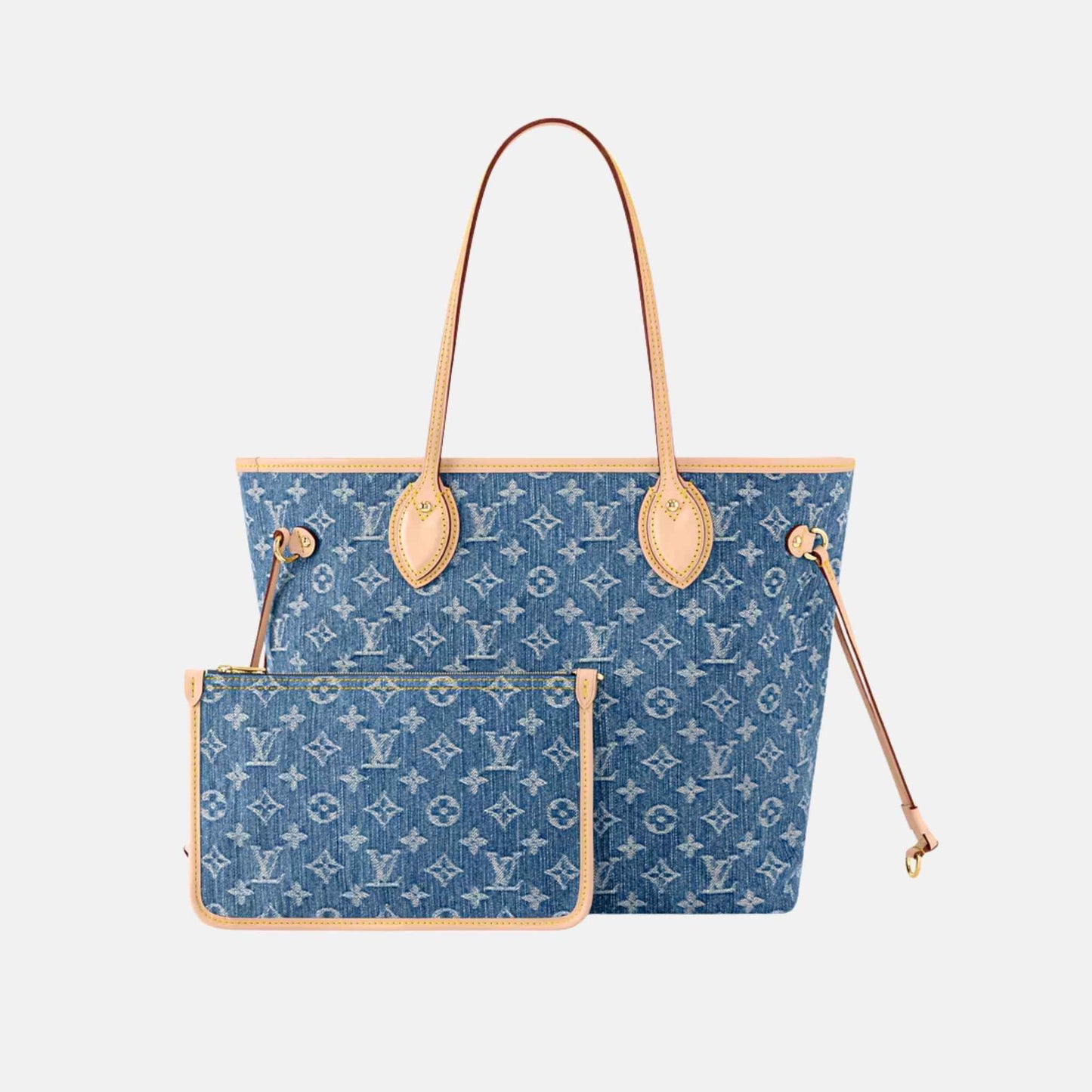 Luxuriöser Denim-Shopper – Foto 1