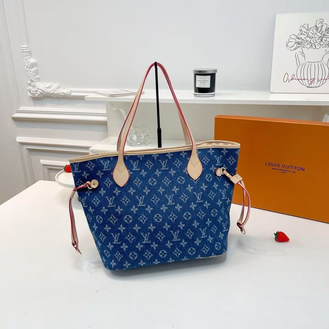 Luxuriöser Denim-Shopper – Foto 13