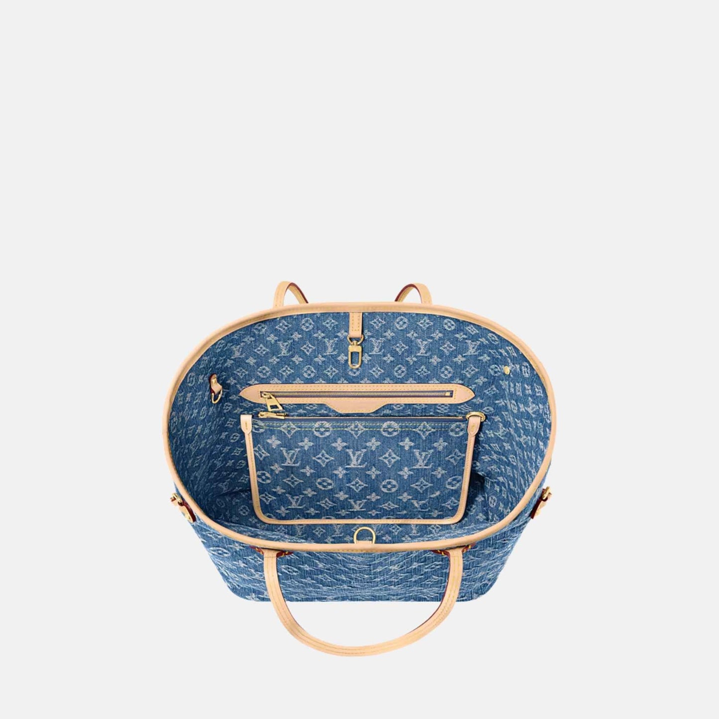 Luxuriöser Denim-Shopper – Foto 4