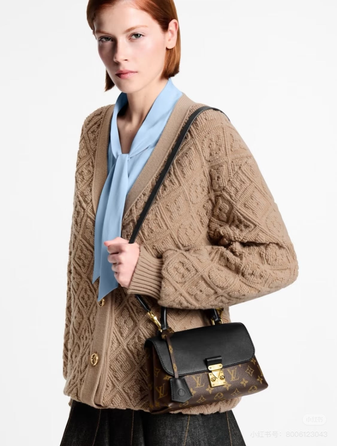 Minimalistische Kurzgriff-Handtasche – Ansicht 2