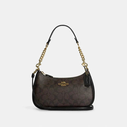 Teri Signature Canvas Schultertasche – Foto 2