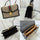 Luxuriöse Monogramm-Leder-Satchel