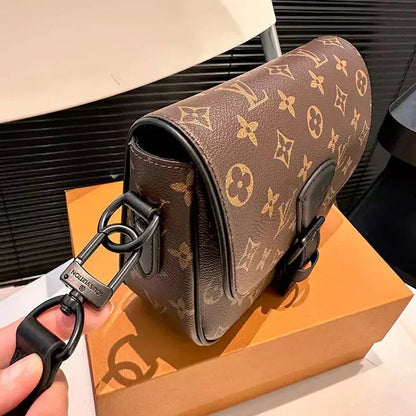Luxuriöse Monogramm-Ledertasche
