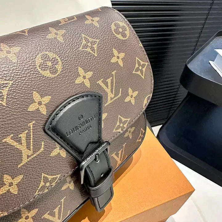 Luxuriöse Monogramm-Ledertasche