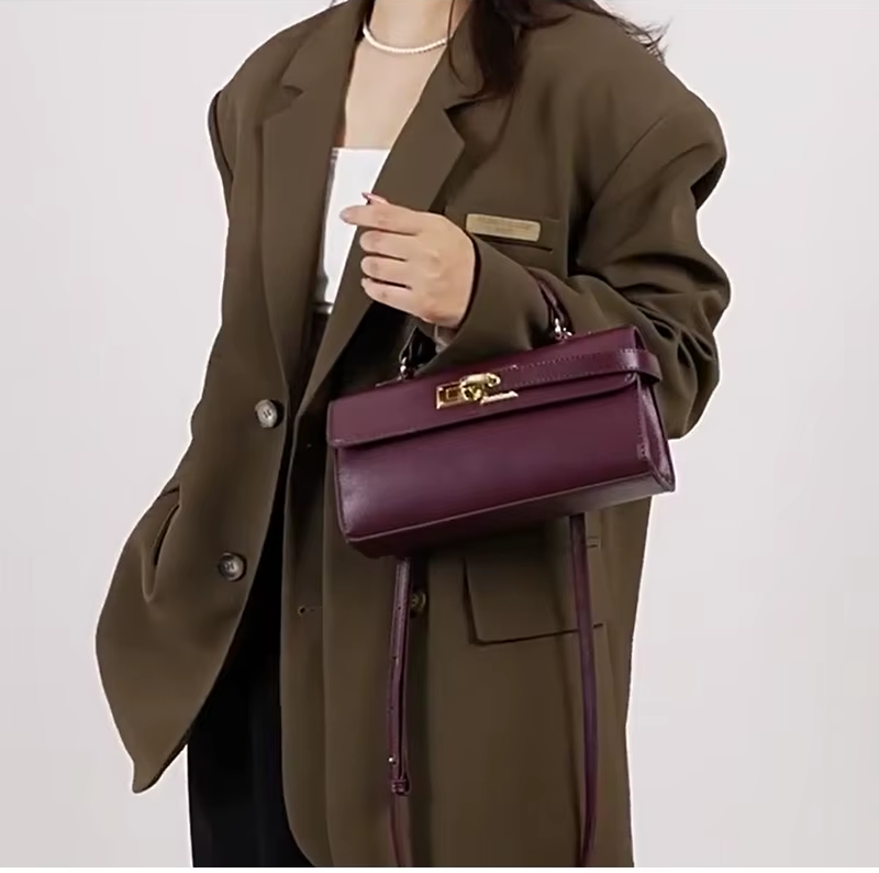 Luxuriöse Lock-Design Tote Bag