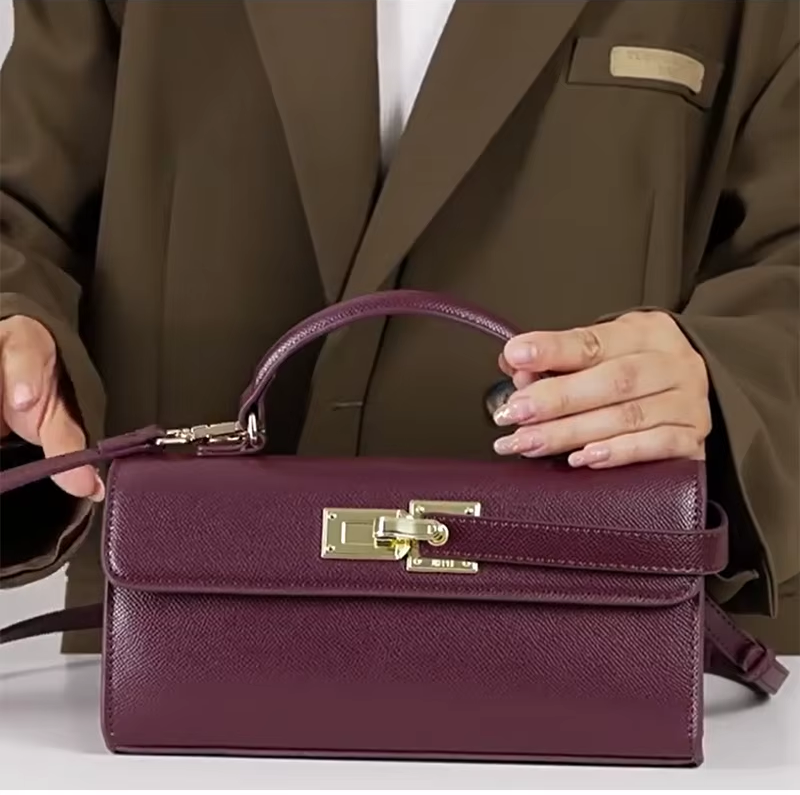 Luxuriöse Lock-Design Tote Bag