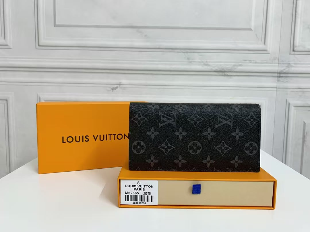 Luxuriöse Wallet-Clutch Schwarz