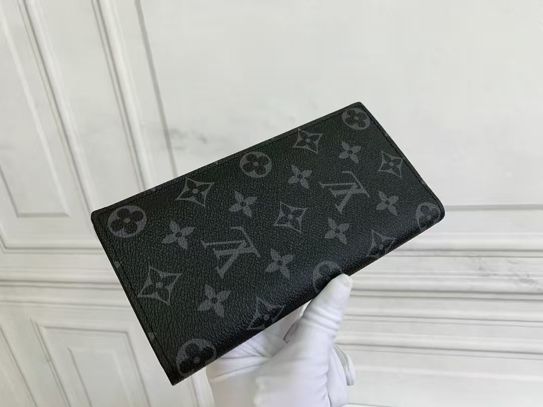 Luxuriöse Wallet-Clutch Schwarz