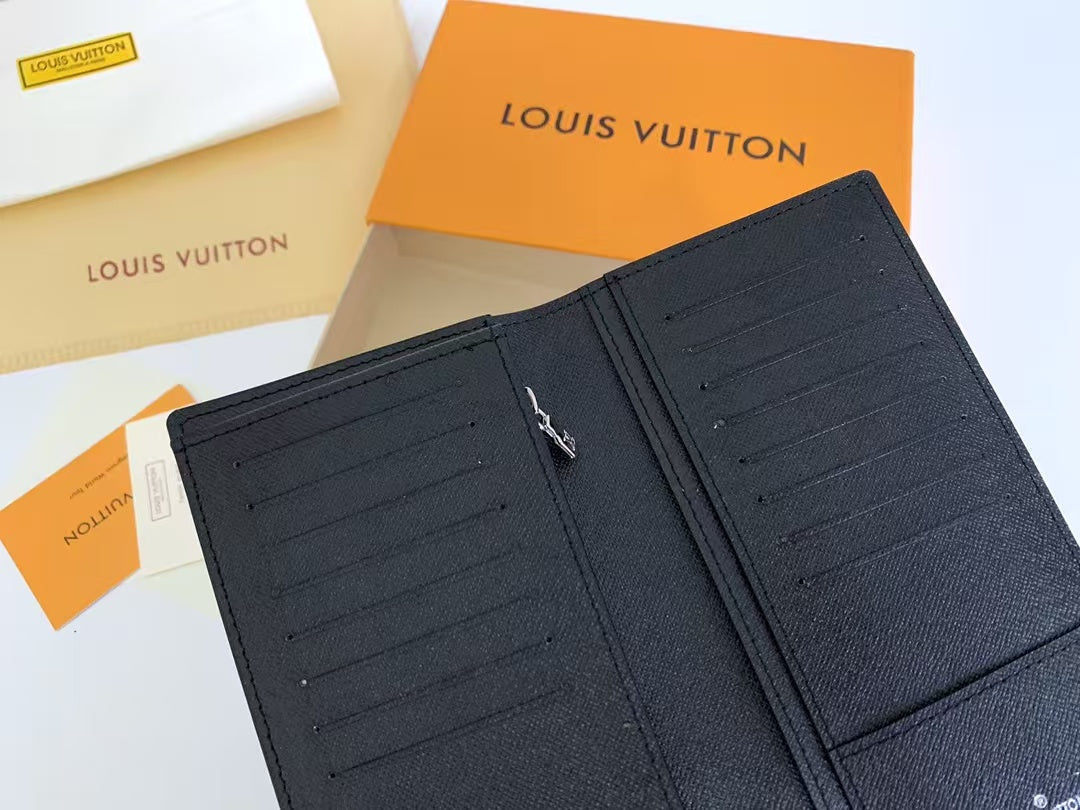 Luxuriöse Wallet-Clutch Schwarz