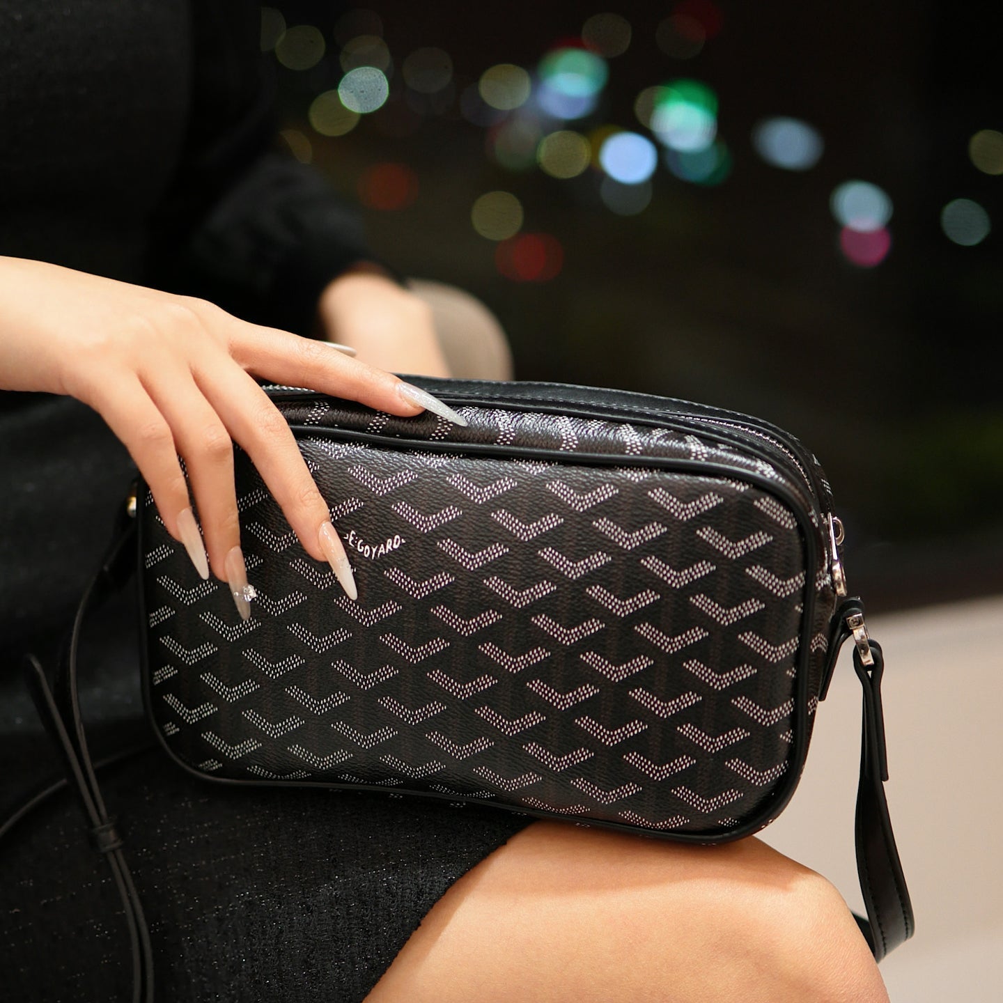Elegante Monogramm-Crossbody-Handtasche