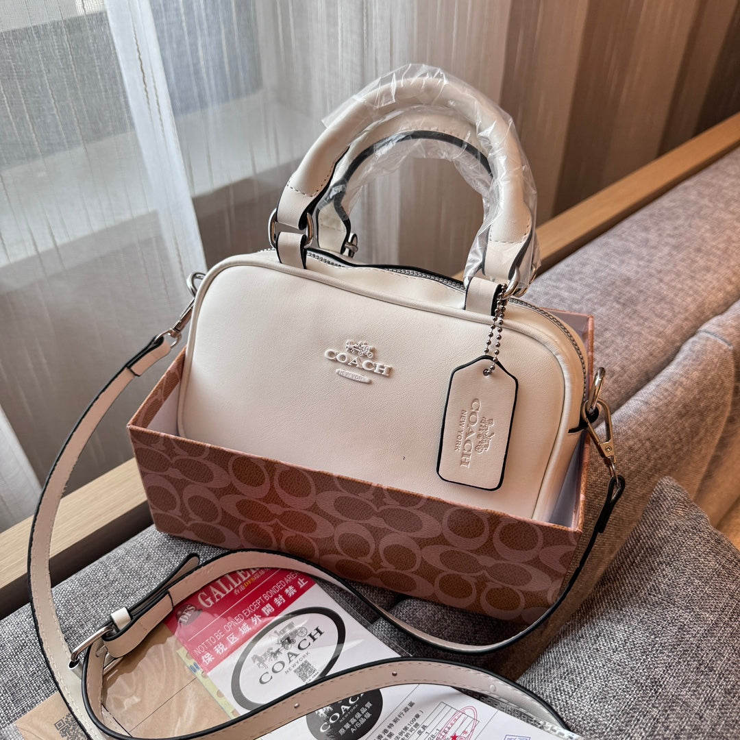 Elegante Lederhandtasche im Luxus-Look