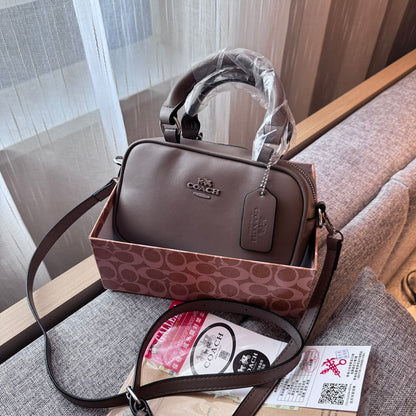 Elegante Lederhandtasche im Luxus-Look