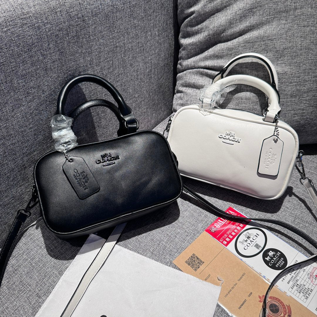Elegante Lederhandtasche im Luxus-Look