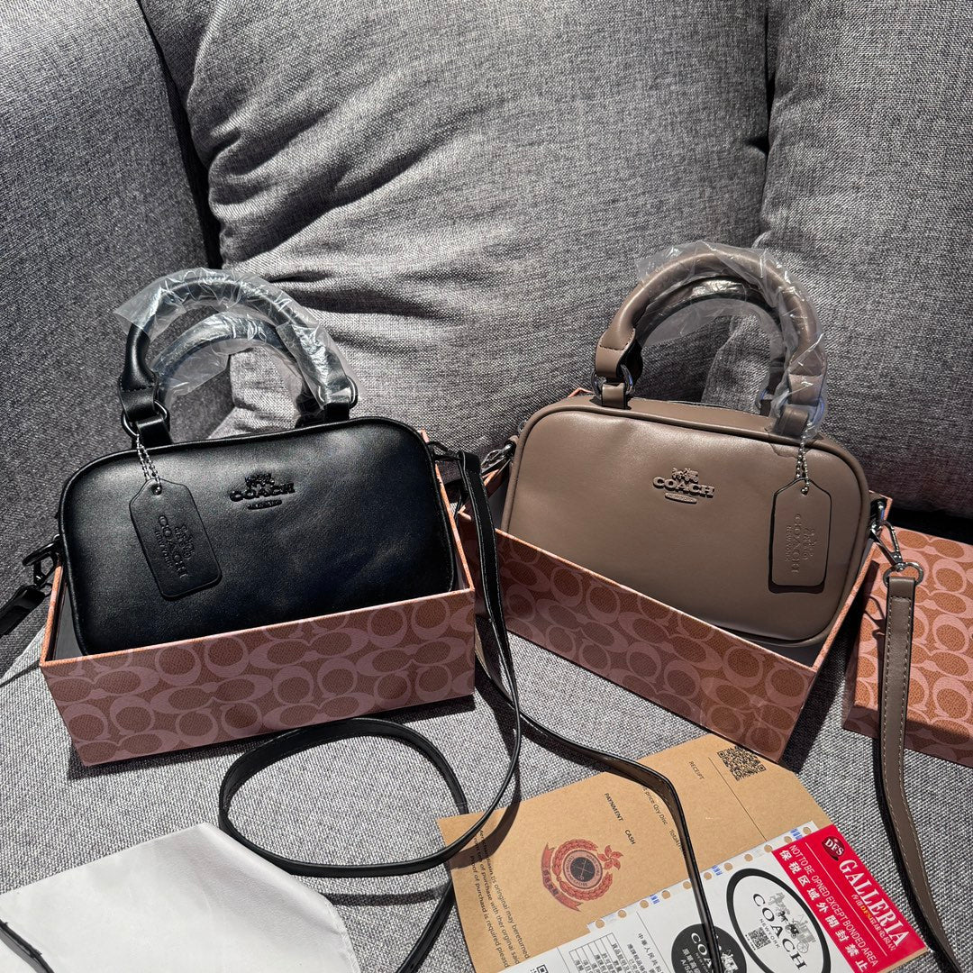 Elegante Lederhandtasche im Luxus-Look