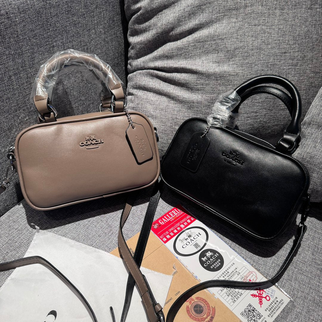 Elegante Lederhandtasche im Luxus-Look