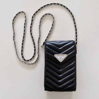 Leder-Handytasche mit Crossbody-Riemen 02