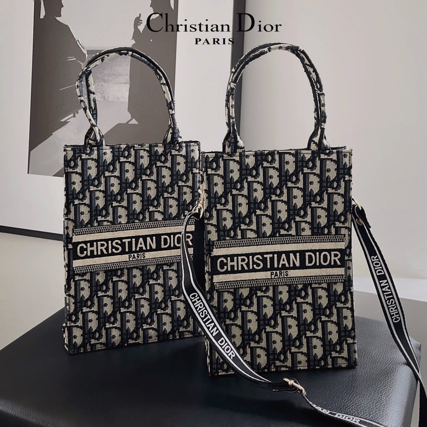 Klassische Tote Bag mit Crossbody-Riemen