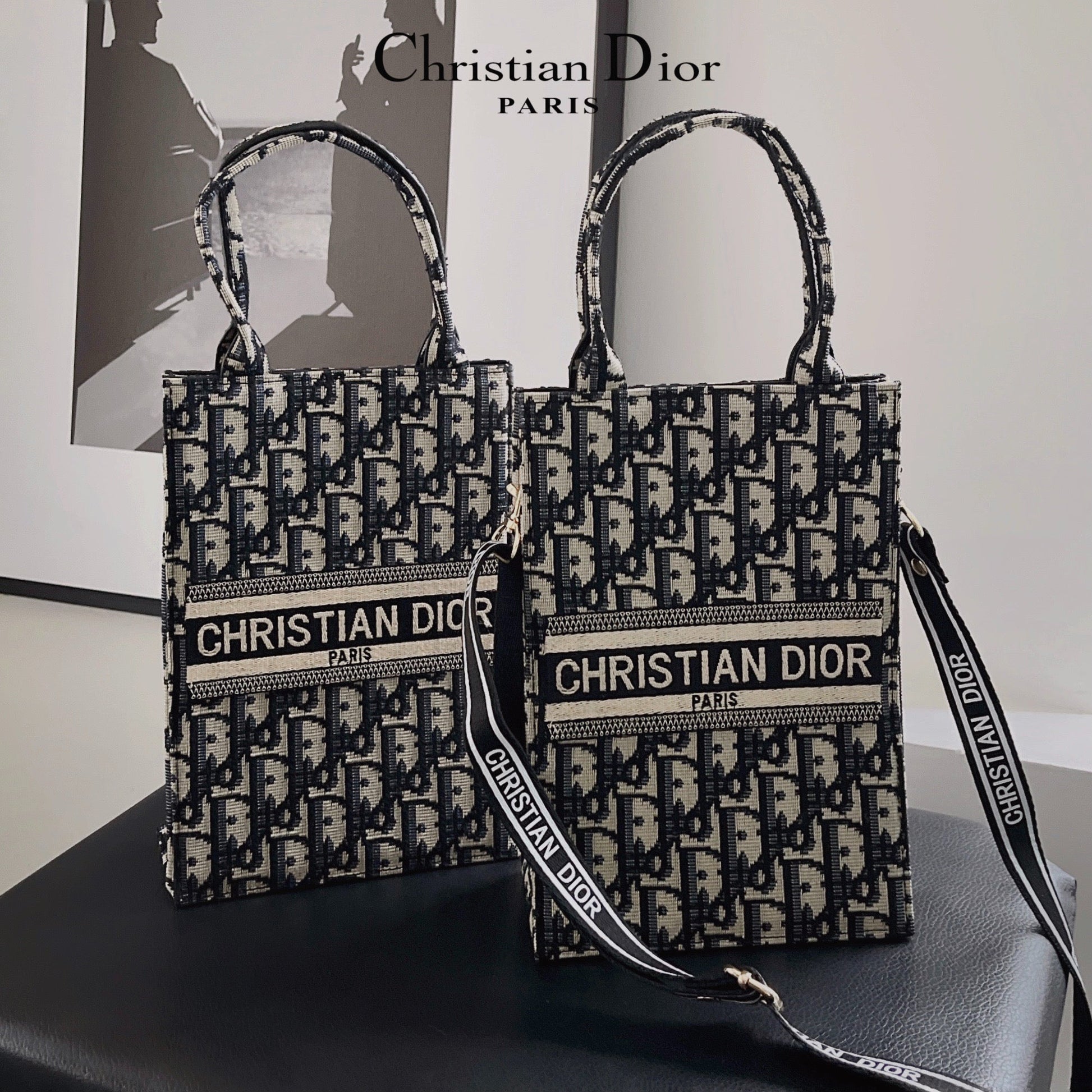 Klassische Tote Bag mit Crossbody-Riemen