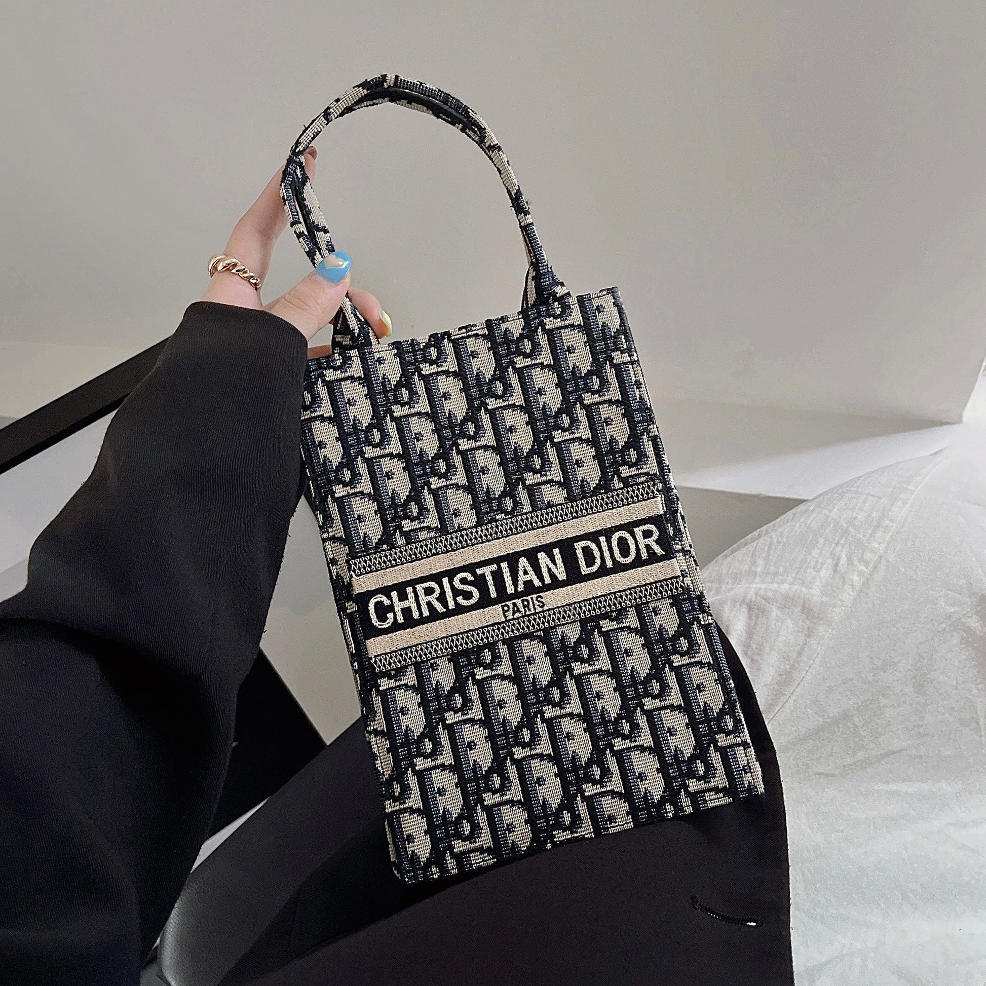Klassische Tote Bag mit Crossbody-Riemen