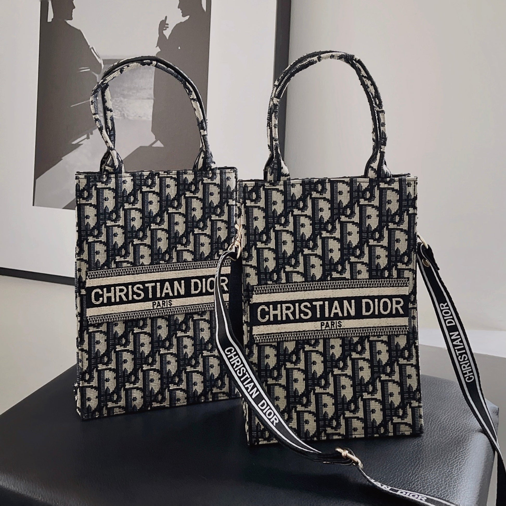 Klassische Tote Bag mit Crossbody-Riemen