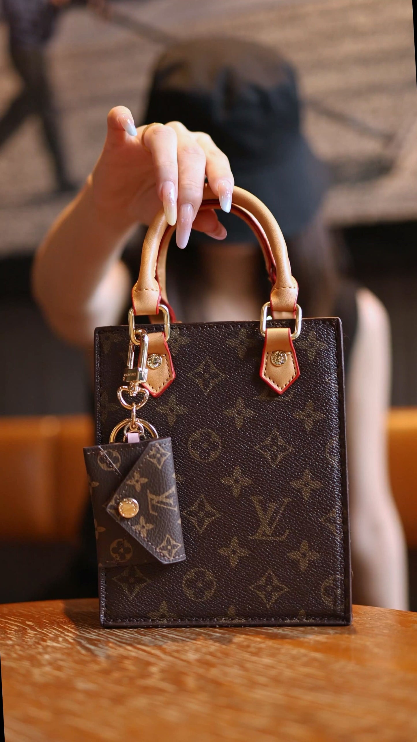 Klassische Tote Bag mit Crossbody-Riemen