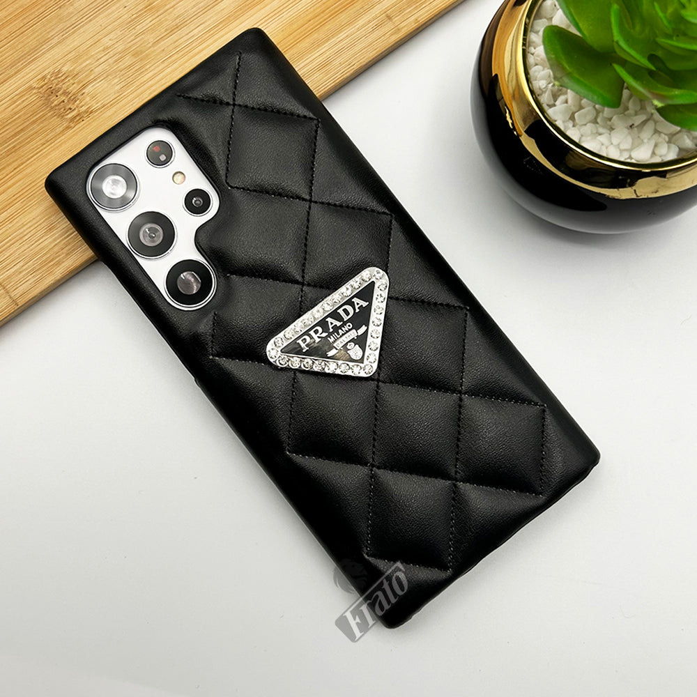 Moderne Luxus-Lederhülle für Samsung Galaxy – Ansicht 1