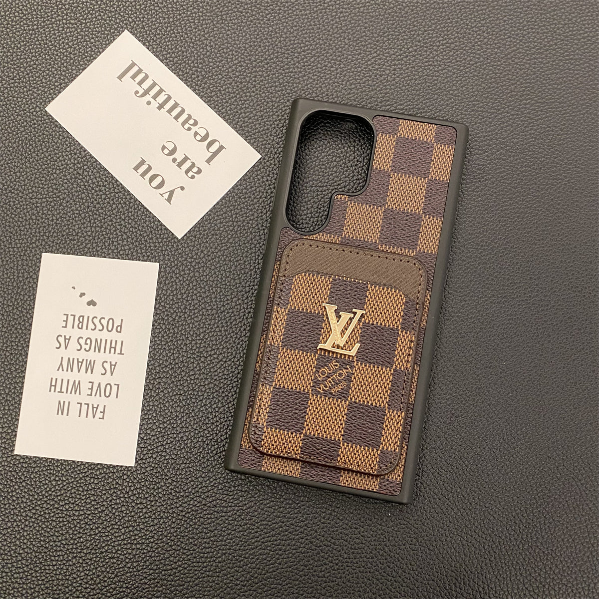 Petite Malle Handyhülle mit Kartenhalter für Samsung Galaxy – Ansicht 4