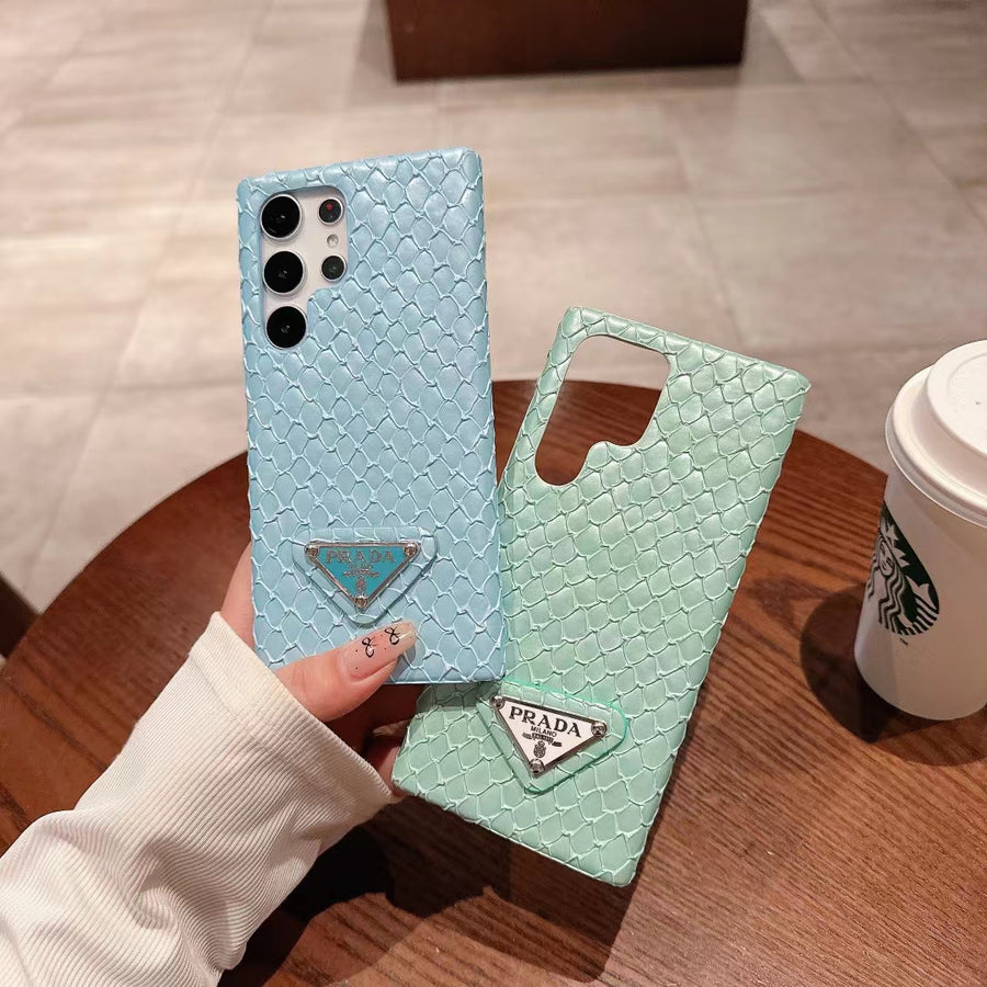 Luxus Handyhülle mit Schlangenprint für Samsung Galaxy – Ansicht 1