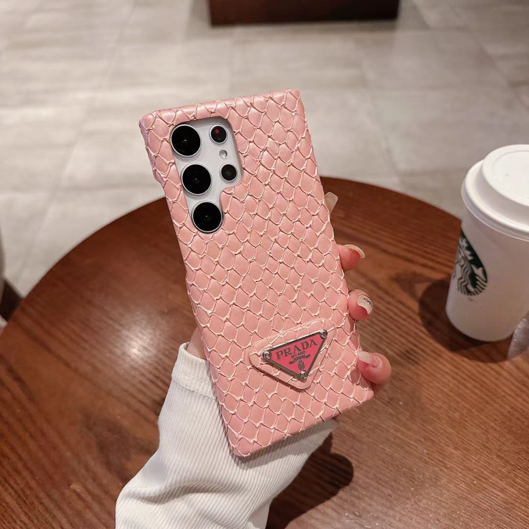 Luxus Handyhülle mit Schlangenprint für Samsung Galaxy – Ansicht 2