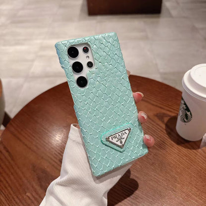 Luxus Handyhülle mit Schlangenprint für Samsung Galaxy – Ansicht 3