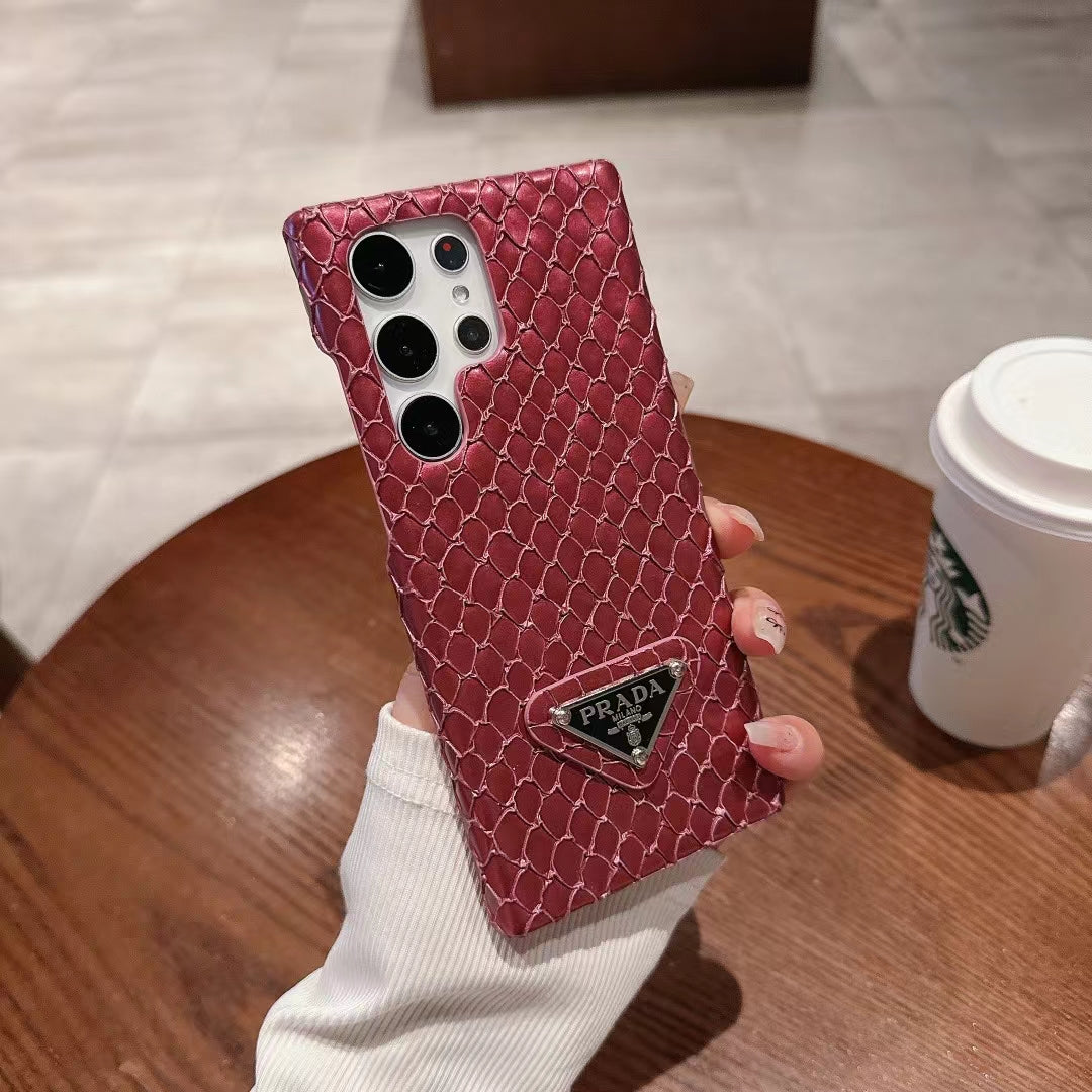 Luxus Handyhülle mit Schlangenprint für Samsung Galaxy – Ansicht 6