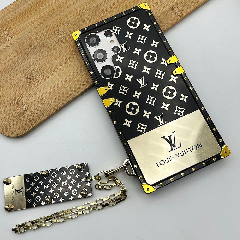 Luxus Trunk-Handyhülle mit Kette für Samsung Galaxy – Ansicht 1