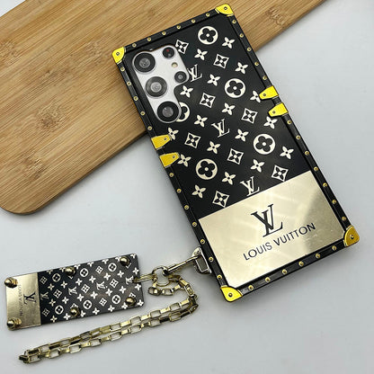 Luxus Trunk-Handyhülle mit Kette für Samsung Galaxy – Ansicht 1