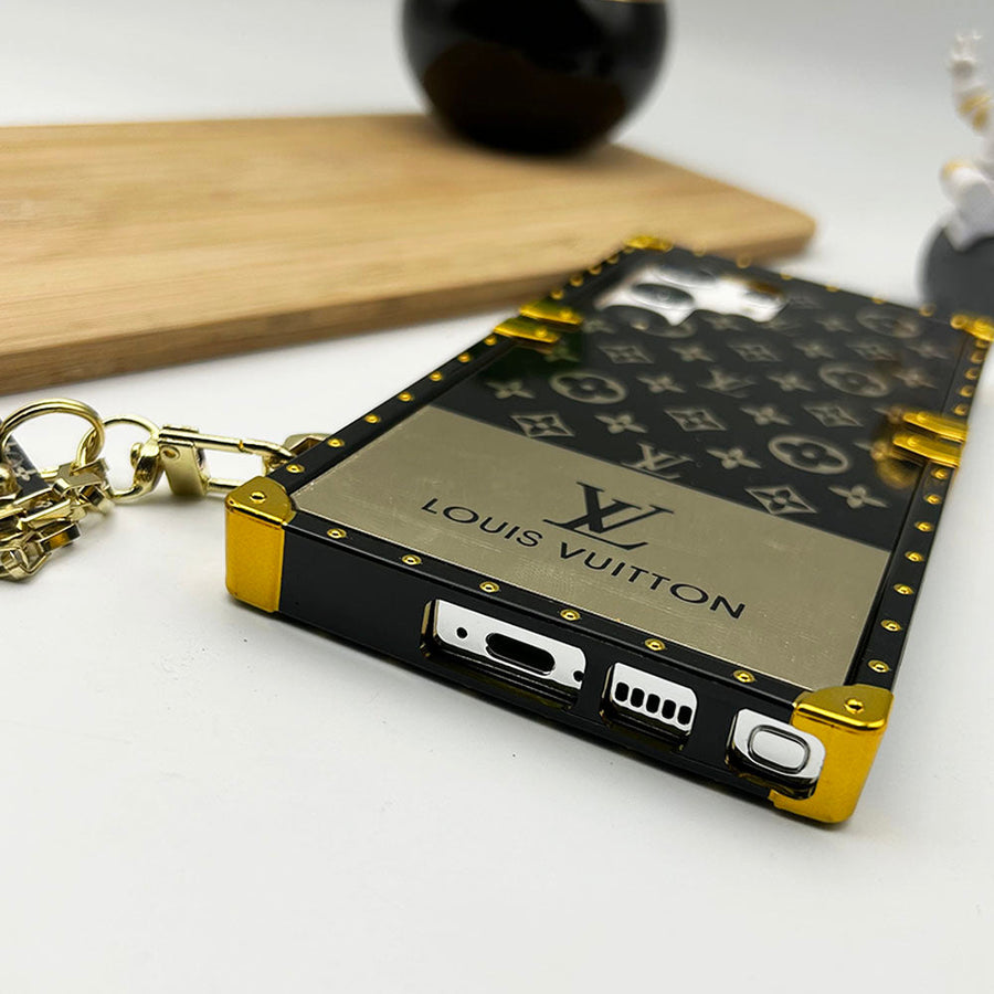 Luxus Trunk-Handyhülle mit Kette für Samsung Galaxy – Ansicht 3