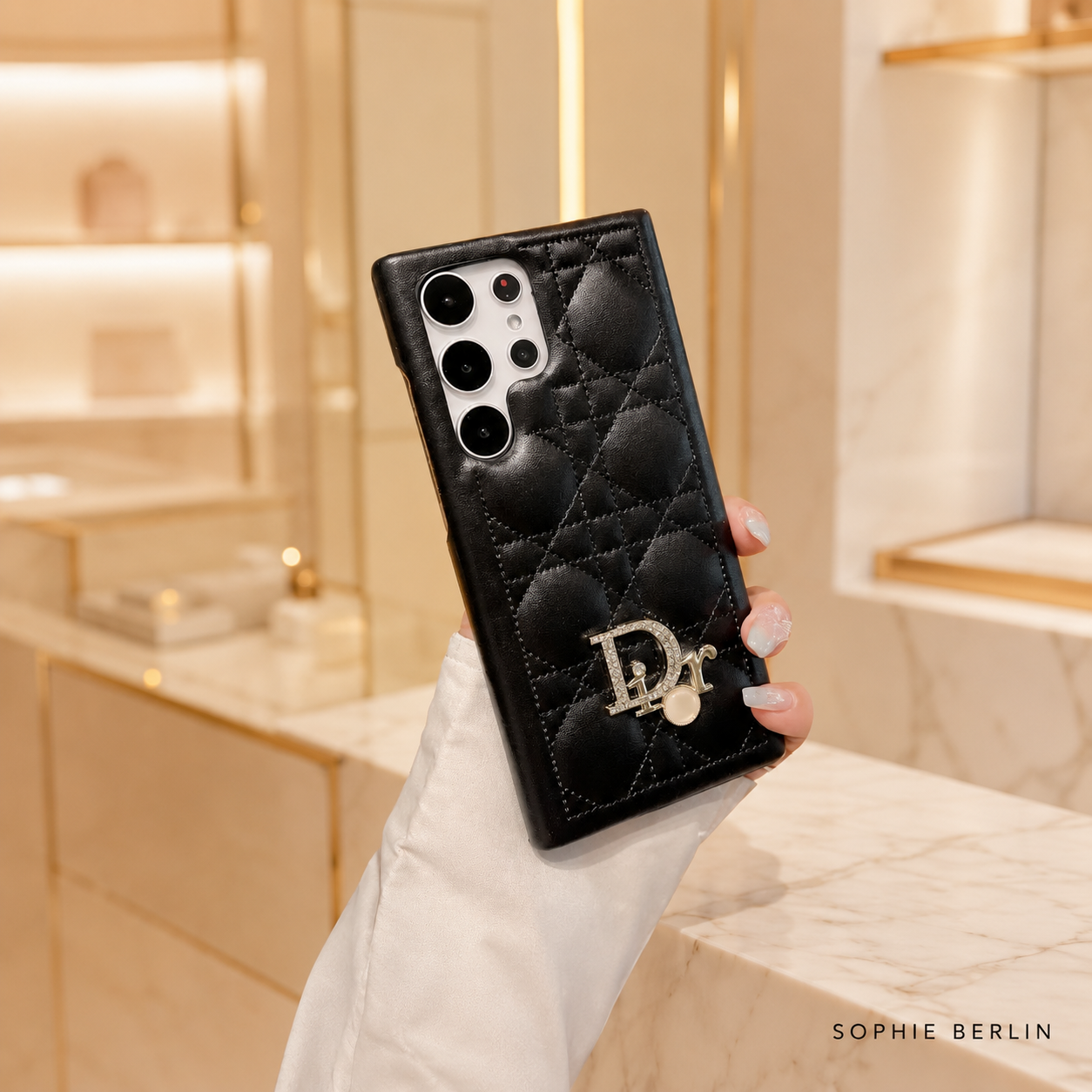 Ikonische Luxus-Handyhülle für Samsung Galaxy – Sophie Berlin